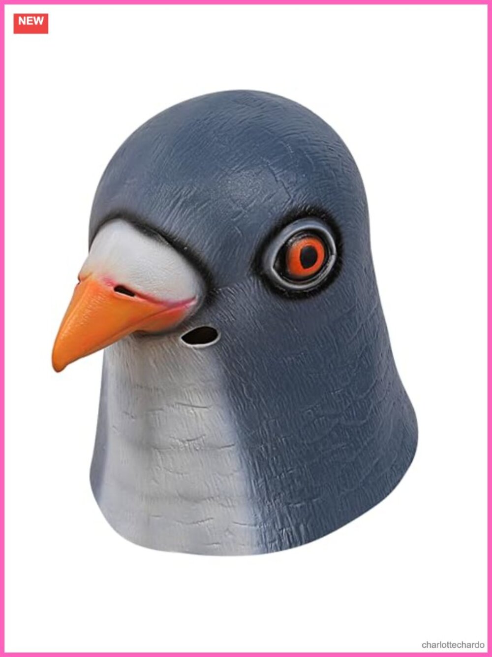 Adult Latex Pigeon Full Head Bird Mask Halloween Cosplay Costume